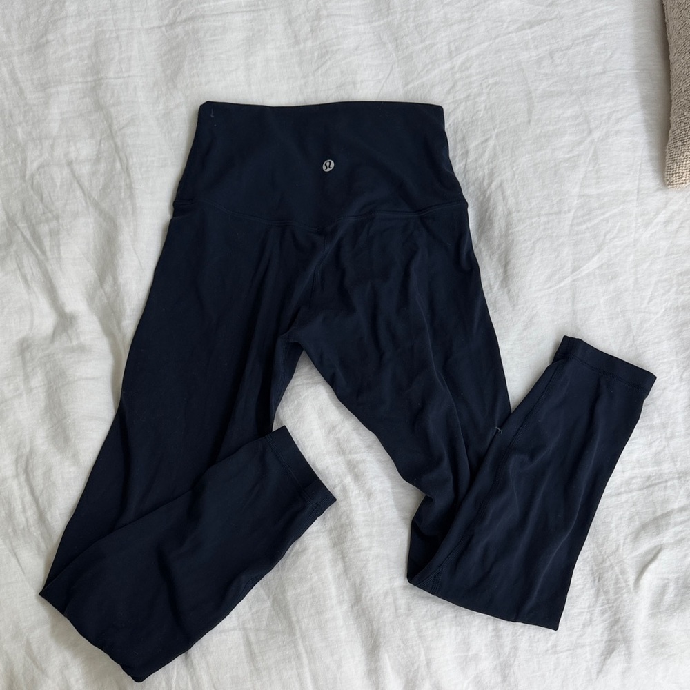 Lululemon align 25” navy leggings - Picture 2 of 3